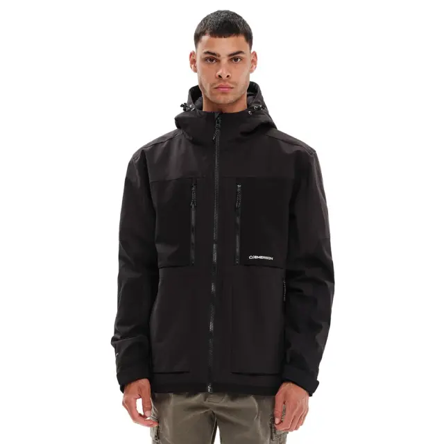 Emerson Men's Hooded Jacket (232.EM10.73-Black) - Μαύρο