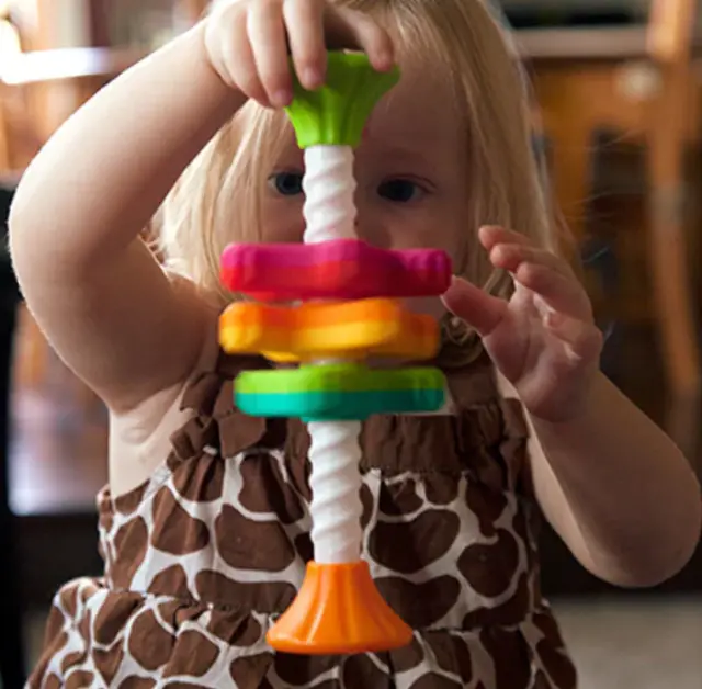 Βρεφικο παιχνιδι Mini Spinny 6+ Μηνών - Fat Brain Toys 3