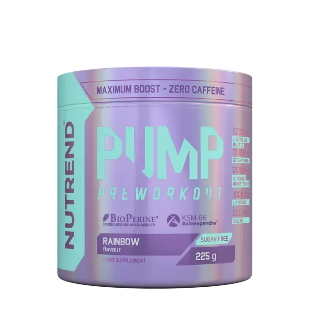 Nutrend Pump Preworkout Rainbow, 225 g