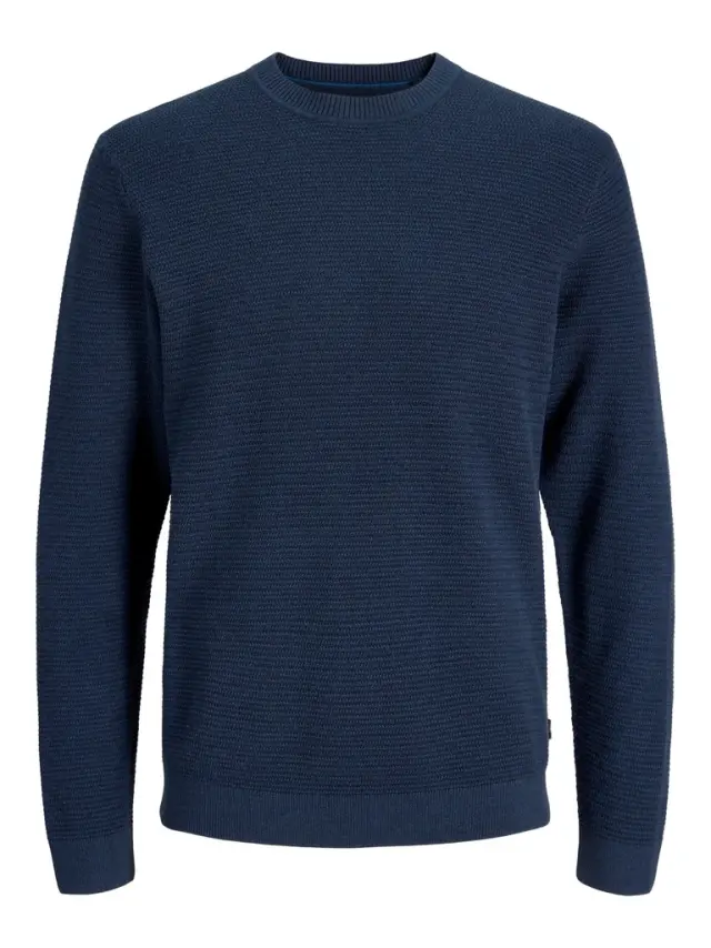 JPRBLURILEY KNIT CREW NECK LS SN - Insignia Blue
