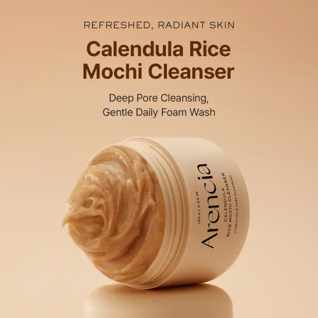 Arencia Calendula Rice Mochi Cleanser Διπλός καθαρισμός σε ένα βήμα 120gr 2