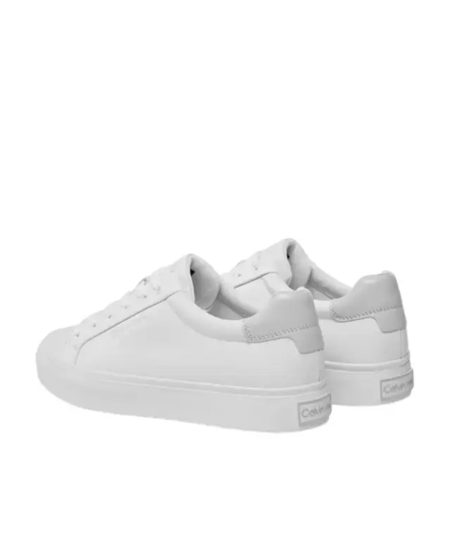 Calvin Klein - Γυναικεία Sneakers Vulc Lace Up Nano Fox-Lth HW0HW01066-0K9 Λευκό 2