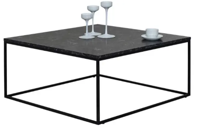 Τραπεζάκι SHP-980-QQ Profil Μάρμαρο 80x42x80cm 3