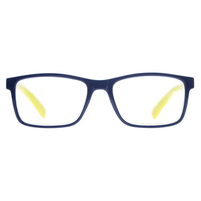 Frog Optical Γυαλιά Πρεσβυωπίας F321 με Σκούρα Μπλε Μετώπη και Κίτρινους Βραχίονες +3.00