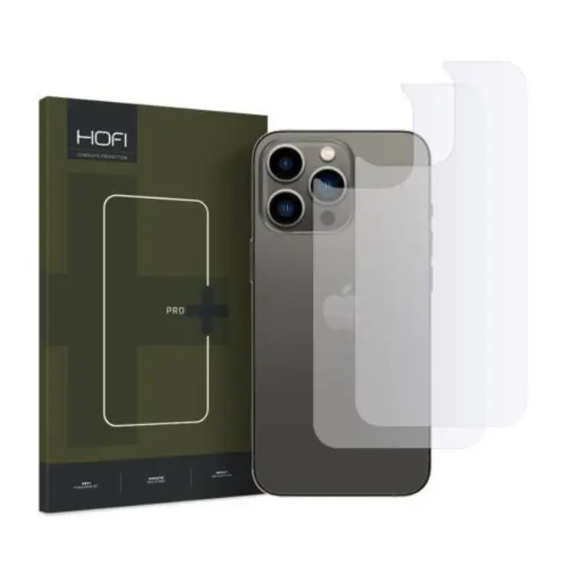 Hybrid Nano Glass Back Protector Hofi HydroFlex Pro+ Apple iPhone 14 Pro Διάφανο (2 τεμ.) N59745
