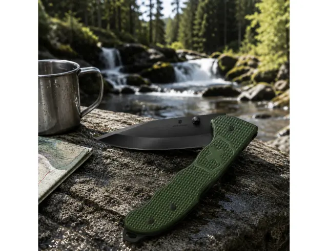 Αναδιπλούμενος Ελβετικός Σουγιάς Victorinox Evoke BSH Alox με 4 λειτουργίες και μήκος 13.6cm - Khaki 0.9425.DS24