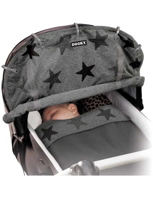 Σκίαστρο Καροτσιού Dooky Grey Stars DK-126616 3