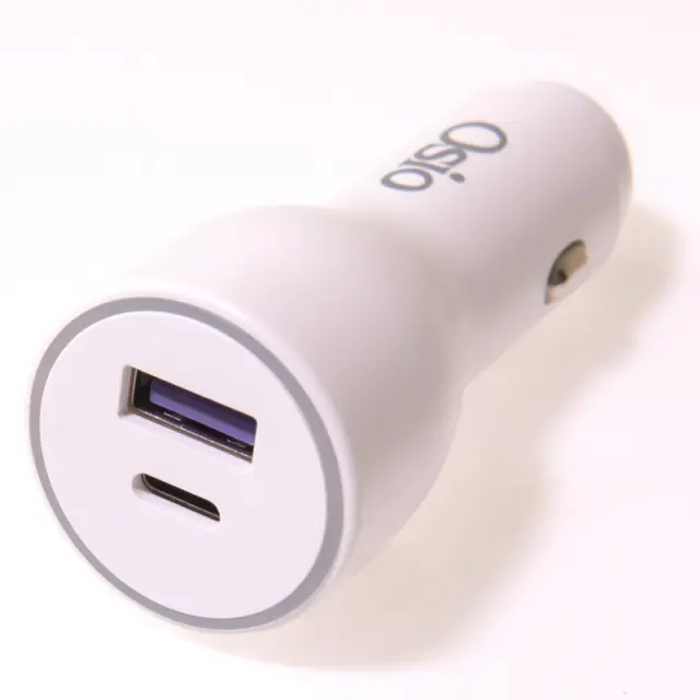 Διπλός Φορτιστής Αυτοκινήτου Fast Charge Με USB Type-C Και USB Type-A 36W OSIO OTU-5913W