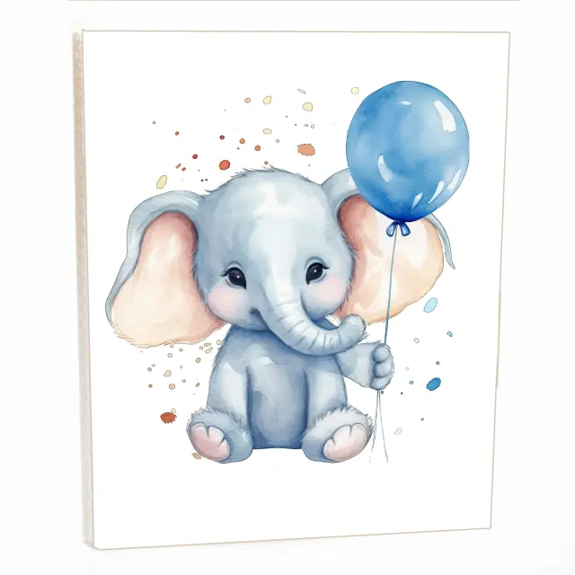 Άλμπουμ pocket με θήκες για 36 φωτογραφίες 13Χ18 blue elephant 05