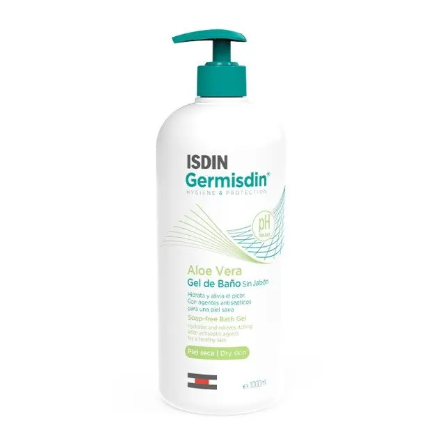 ISDIN Germisdin Aloe Vera Bath Gel - Τζέλ Καθαρισμού Σώματος με Aloe Vera 500ml