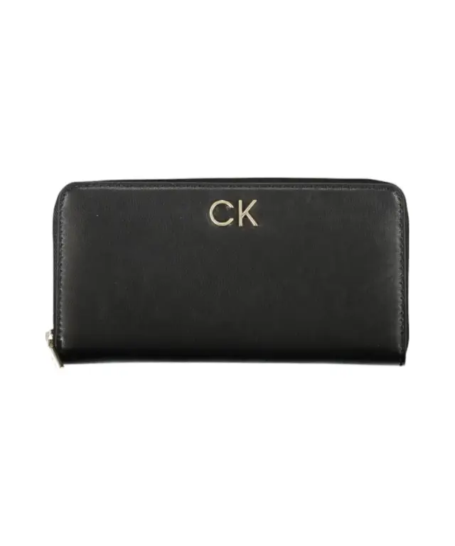 Calvin Klein - Γυναικείο Πορτοφόλι Re Lock ZA Wallet Lg K60K609699-BEH Μαύρο