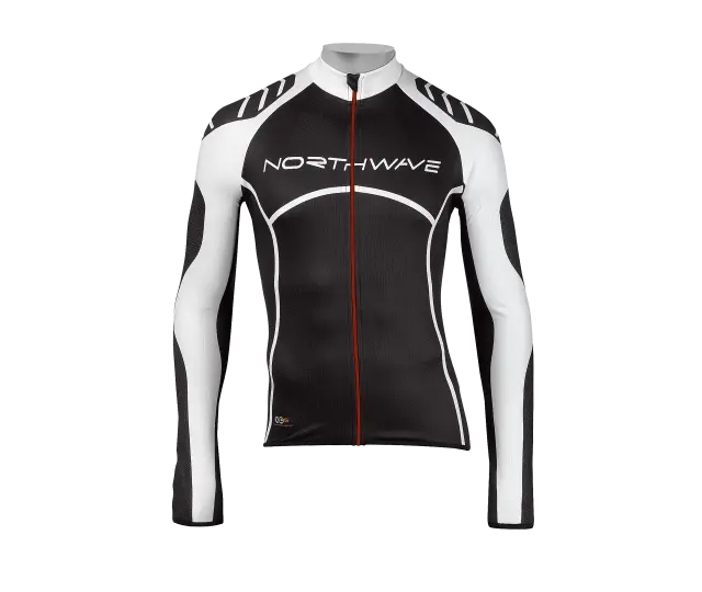 ΜΠΛΟΥΖΑ NORTHWAVE CONCEPT ΜΑΚΡΥ ΜΑΝΙΚΙ FW12-13 - ΜΑΥΡΟ-ΛΕΥΚΟ - SMALL