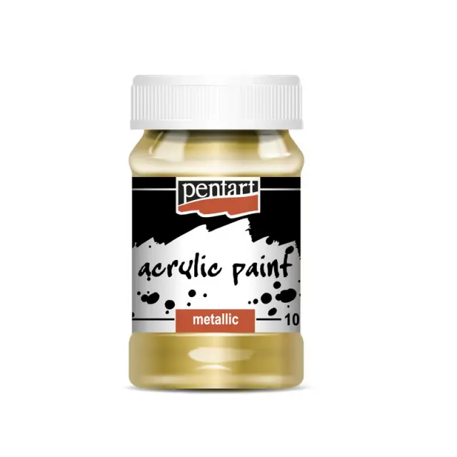 Μεταλλικό χρώμα 100ml Pentart, Gold