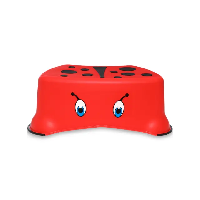 MYCARRYPOTTY My Little Step Stool - Εκπαιδευτικό σκαλοπατάκι / Πασχαλίτσα κόκκινη 2