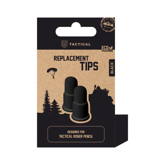 Tactical Roger Pencil Tips Black 2