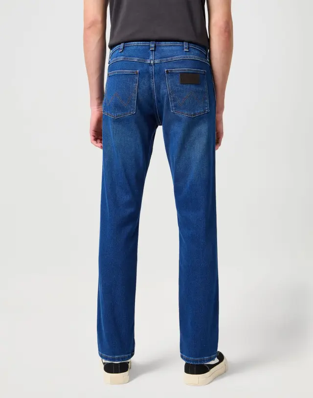 Wrangler Ανδρικό GREENSBORO 803 OLYMPIA Τζιν Παντελόνι – Dark Blue - 44W 34L 2