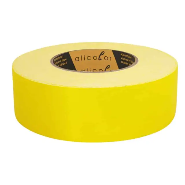 ALLCOLOR GAFFER-TAPE Gaffer-Tape Expert Line matt - 48mm x 50m yellow (655-50 GE)