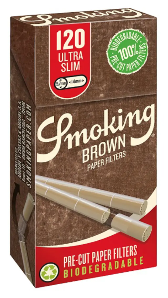 Smoking Φιλτράκια Ακατέργαστο Ultra Slim 5.7mm 120φ.