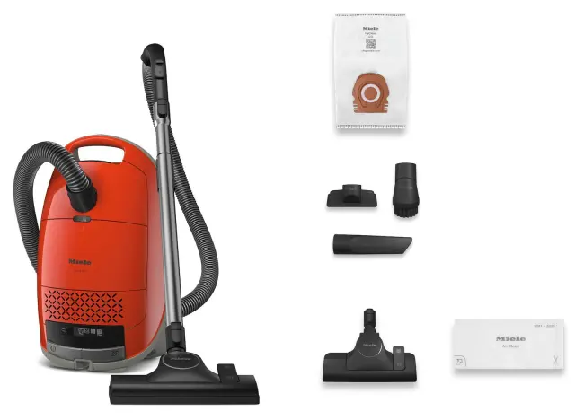 Miele Guard M1 Ηλεκτρική Σκούπα 890W με Σακούλα 4.5lt Κόκκινη