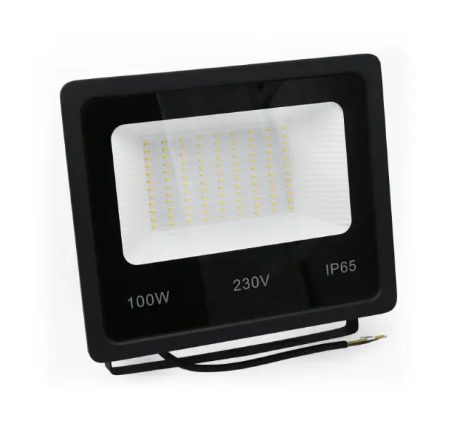 ΠΡΟΒΟΛΕΑΣ LED-SMD 100W 230V 4000K IP65 ΜΑΥΡΟΣ