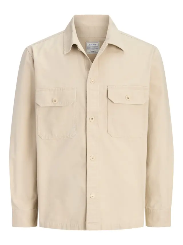JJECOLTON CANVAS OVERSHIRT LS SN - Fields Of Rye