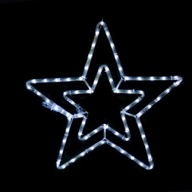 ΔΙΠΛΑ ΑΣΤΕΡΙΑ ΜΟΝΟΚΑΝΑΛΟΣ ΦΩΤΟΣΩΛΗΝΑΣ 72 LED 3m ΨΥΧΡΟ ΛΕΥΚΟ FLASH IP44 550mm ΜΕ 1.5m ΚΑΛΩΔΙΟ / X087222316