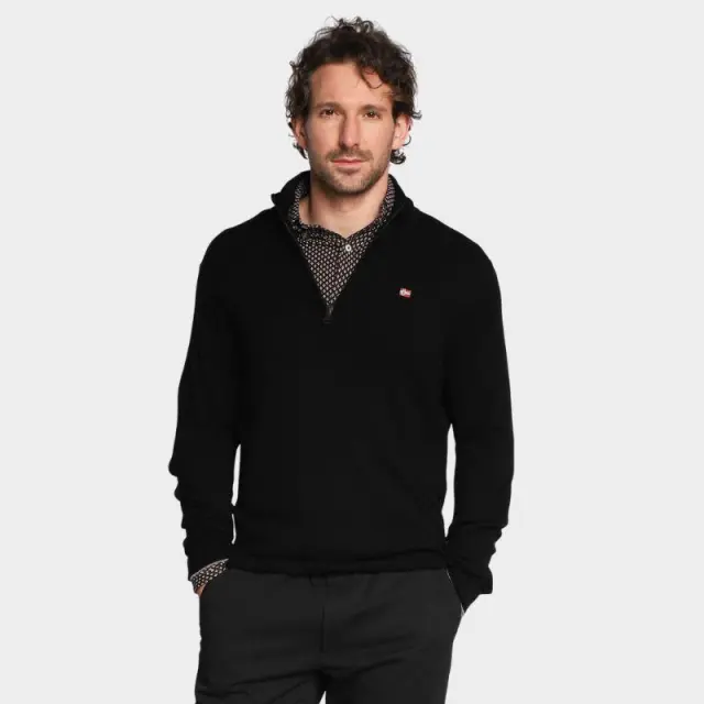 Napapijri - Ανδρικό Πουλόβερ Damavand Regular Fit NP0A4GJS-041 Μαύρο - 2XL 3