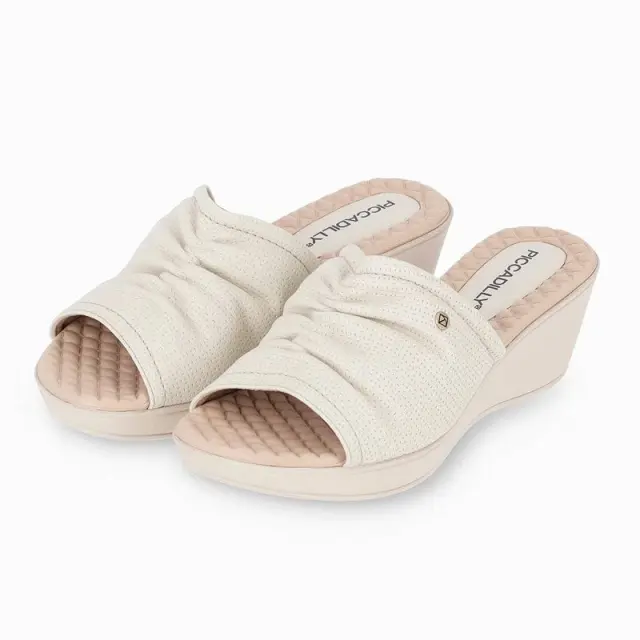 Ανατομικές Παντόφλές Με Πλατφόρμα Piccadilly 540324-1 Off White - 40 3