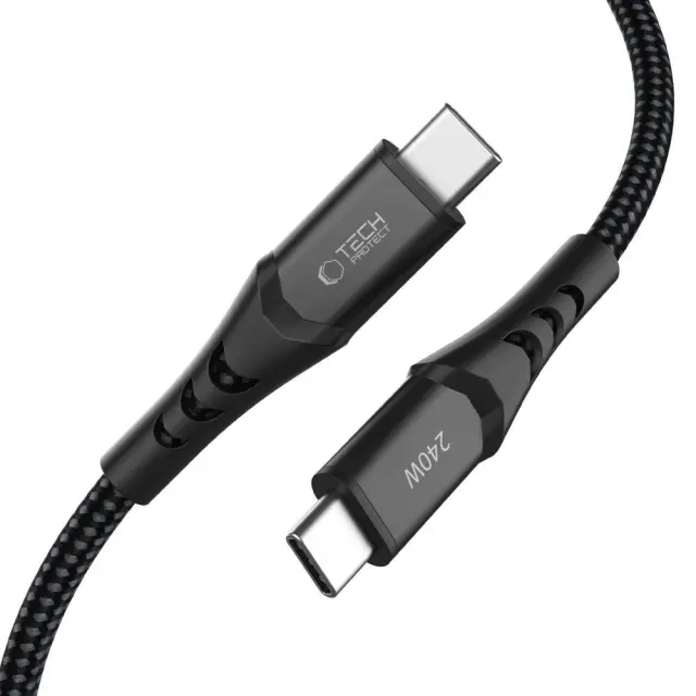 TECH-PROTECT UB11T ULTRABOOST TYPE-C CABLE PD 240W / QC3.0 200CM BLACK 2