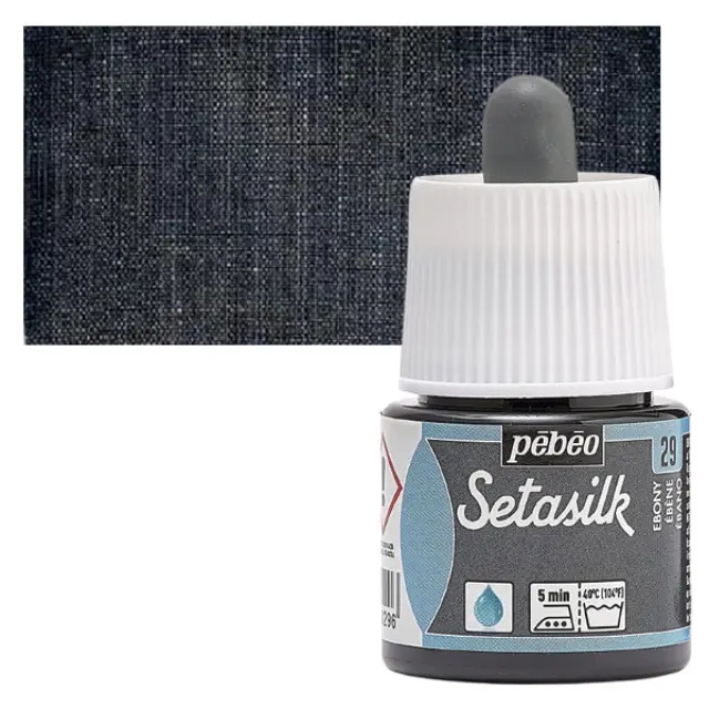 Pebeo Χρώμα Μεταξιού Setasilk - 29 Ebony - 45ml