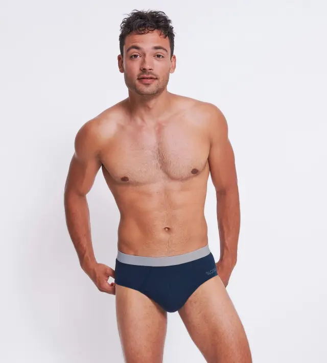 Sloggi Men Σλιπ Ανδρικά Go ABC 2.0 Midi Μπλε 2-Pack - 2XL 2