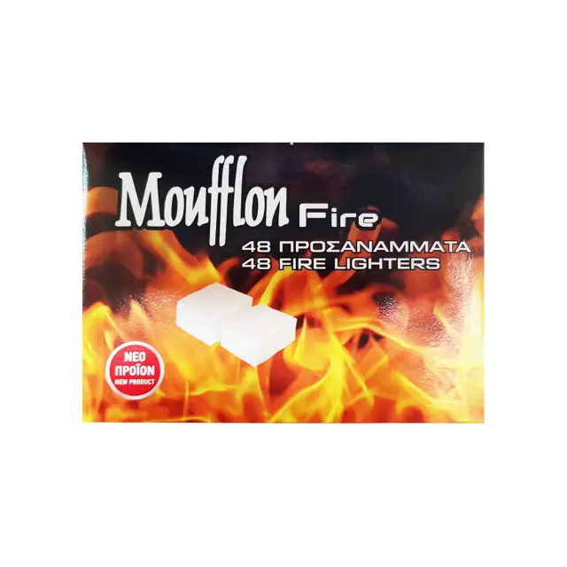 MOUFFLON Moufflon Προσάναμα 48τεμ με Κηροζίνη