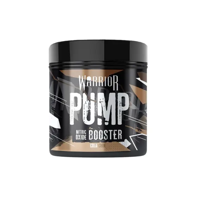 Warrior Pump Pre-Workout Nitric Oxide Booster, Συμπλήρωμα Διατροφής για Πριν την Προπόνηση με Γεύση Cola Cube 225gr