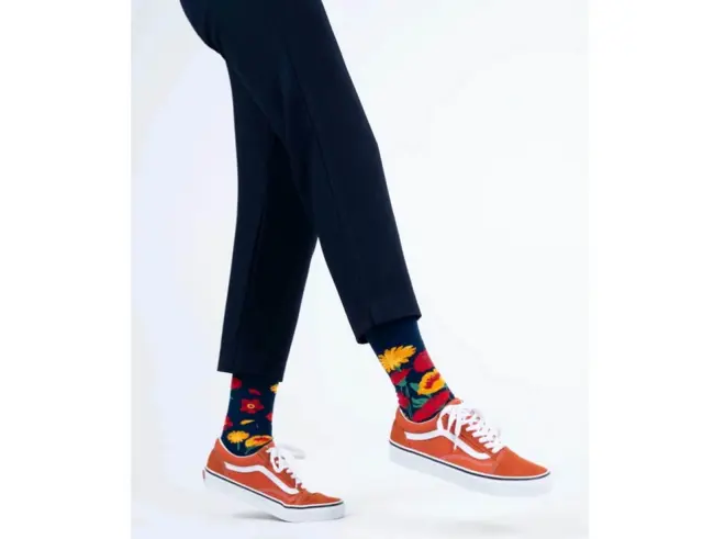 Κάλτσες Flower Power Navy Many Mornings με μέγεθος 39-42 - ΕνηλίκωνMM-R197 3