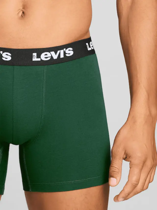 Levi's Repeat Logo Boxer Brief 2-Pack Green/Black Green/Black 3