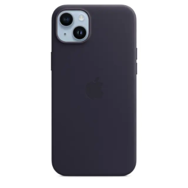 Apple Leather Case iPhone 14 Plus with MagSafe Ink