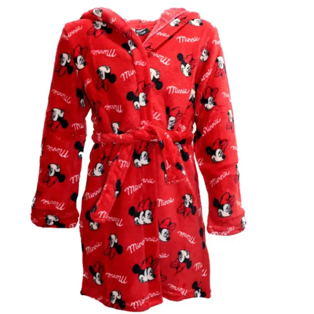 Παιδικό Μπουρνούζι με Κουκούλα Minnie Red 7020067 - 5-6 Y (110-116cm)