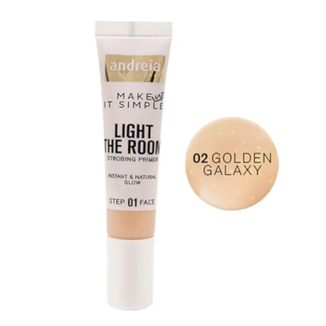ANDREIA Light The Room Strobing Primer 14ml – No 02 (Golden Galaxy)