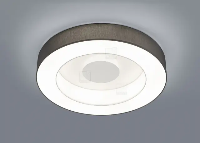 LOMO Φωτιστικό Οροφής Ματ Λευκό/Ανθρακί LED Dimmable 650mm 2840lm – Ceiling Luminaire 15/1900.07/9305 Άσπρο