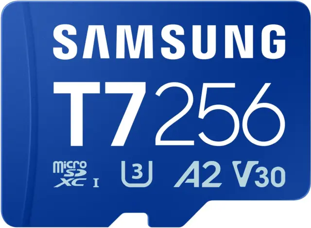 256GB SAMSUNG MicroSD T7