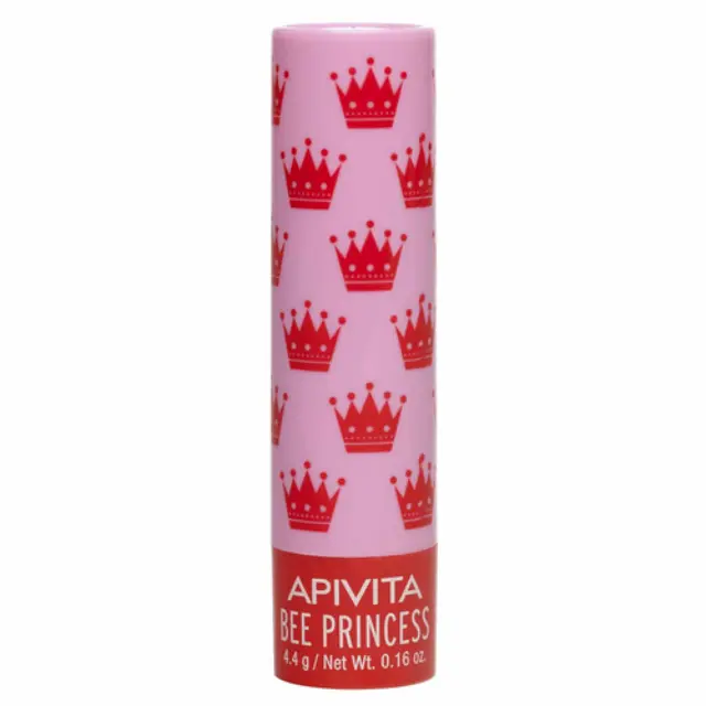 APIVITA Lip Care Bee Princess Bio-Eco Ενυδατικό Στικ Χειλιών με Βερύκοκο, Μέλι & Βισαβολόλη 4.4gr