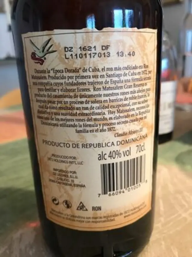 MATUSALEM GRAN RESERVA 15 Y.O. RUM 700ml 2