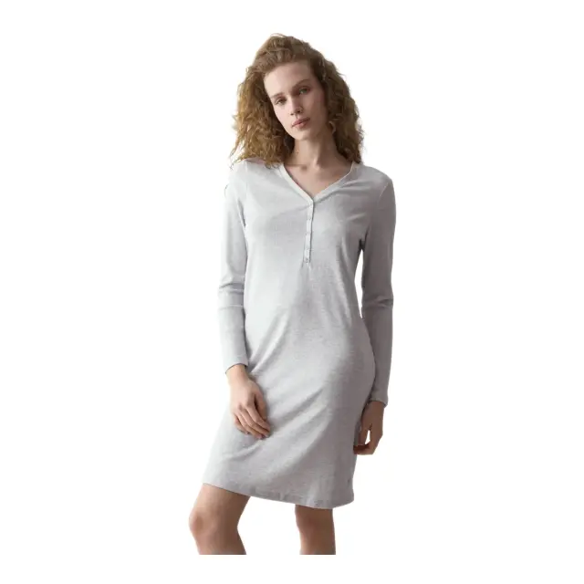 Triumph Γυναικείο Νυχτικό Mix & Match NDK Soft, Χρώμα Grey Combination