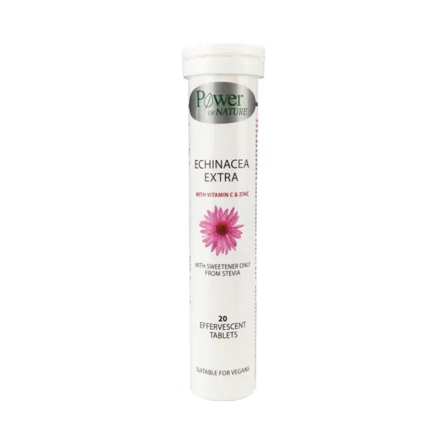 Power Health Echinacea Extra με Στέβια 20 αναβράζοντα δισκία