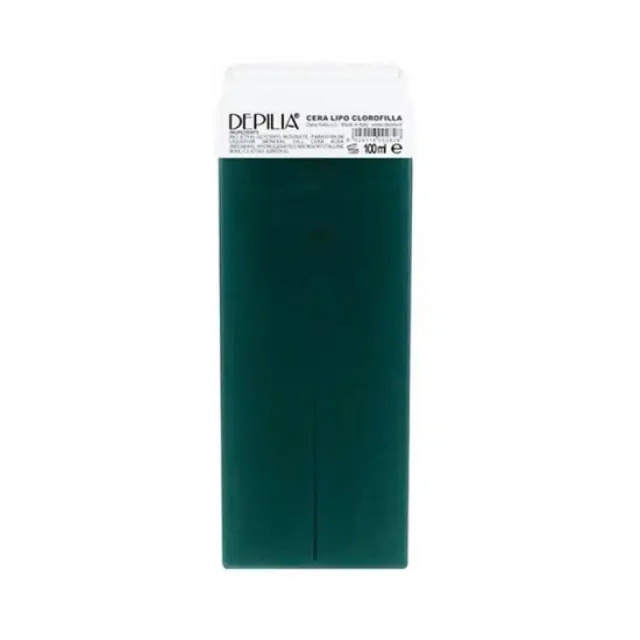 Depilia Roll On Wax Chlorophyll 100ml - (κερί αποτρίχωσης σε ρολέτα με φυσικό πρόσθετο χλωροφύλλης)