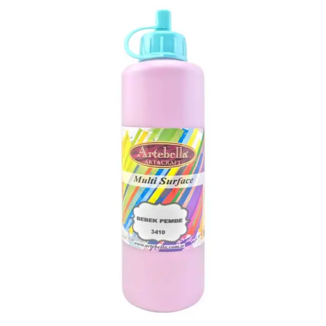 Artebella Ακρυλικό Χρώμα Multi Surface - 3410 Baby Pink - 500ml