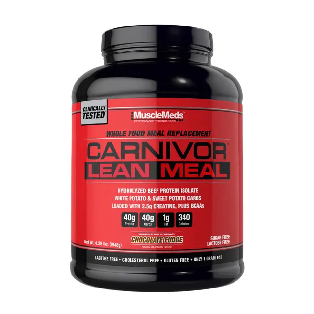 MuscleMeds Carnivor Lean Meal Chocolate Fudge, 30 Servings