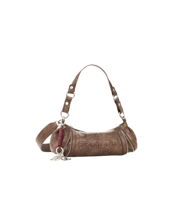 Desigual - Γυναικεία Τσάντα Ώμου Half Zarauz 26WAXPAH-6044 Καφέ 2