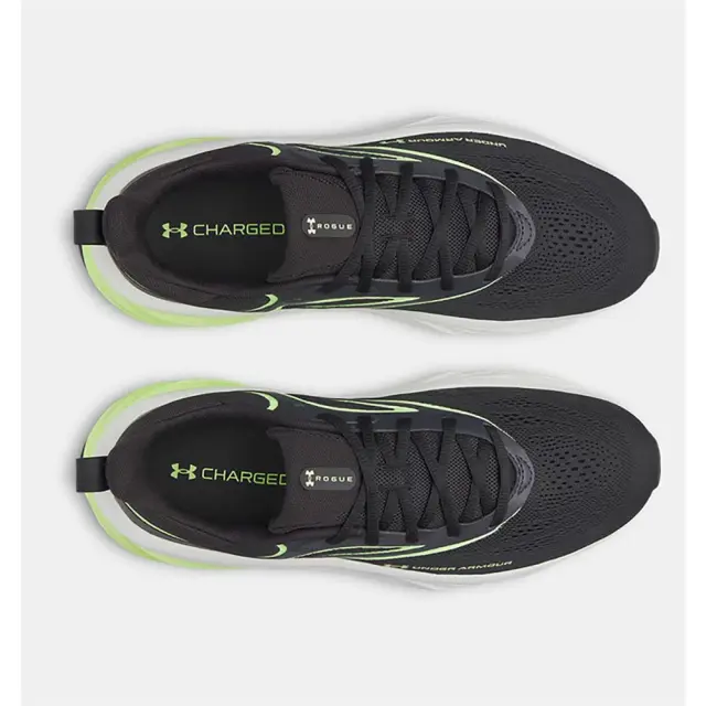 Under Armour Rogue 6 (6006719-004) - Μαύρο-Λαχανί 2
