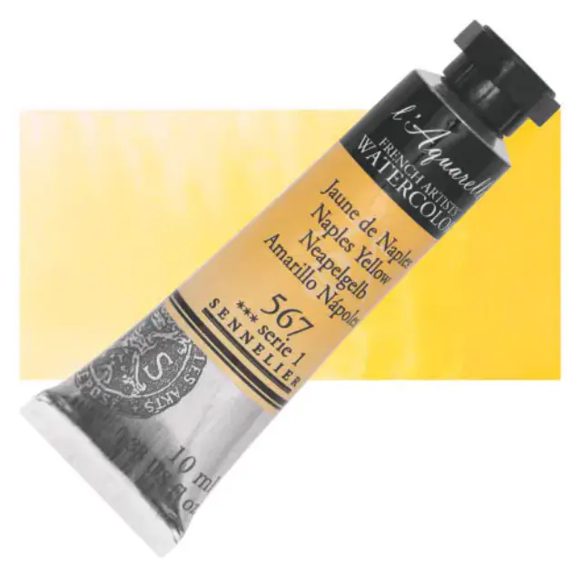 Χρώμα Ακουαρέλας Sennelier l Aquarelle Σωληνάριο 10ml - 567 Naples Yellow